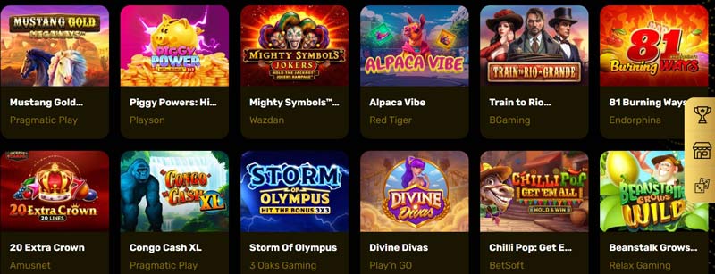 Каталог автоматов